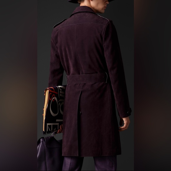 Burberry Prorsum nubuck leather trench - Picture 4 of 10